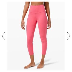 Lululemon Align Pant 25" Guava Pink. Size 8.